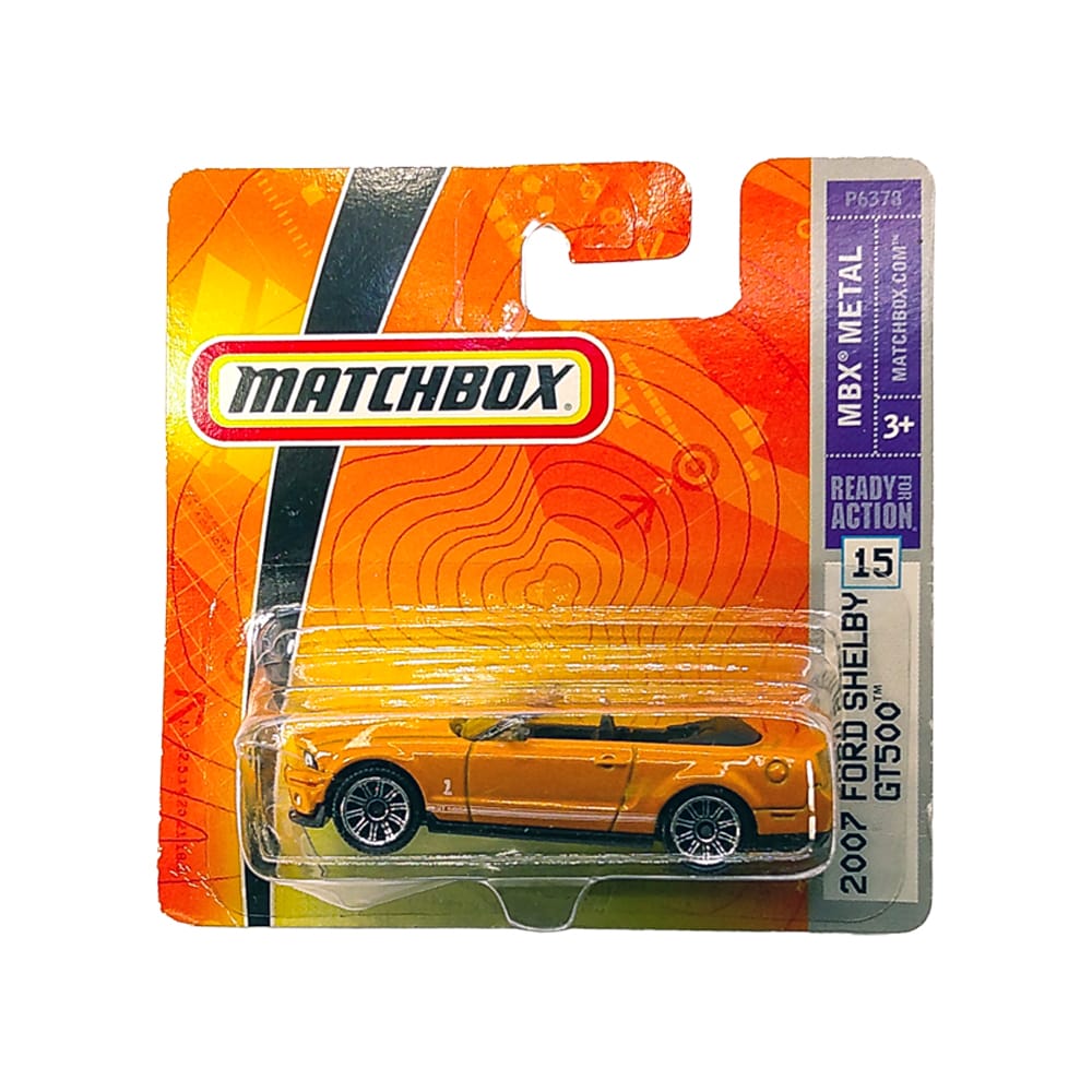 Matchbox 1/64 2007 Ford Shelby GT500 Covertible Orange