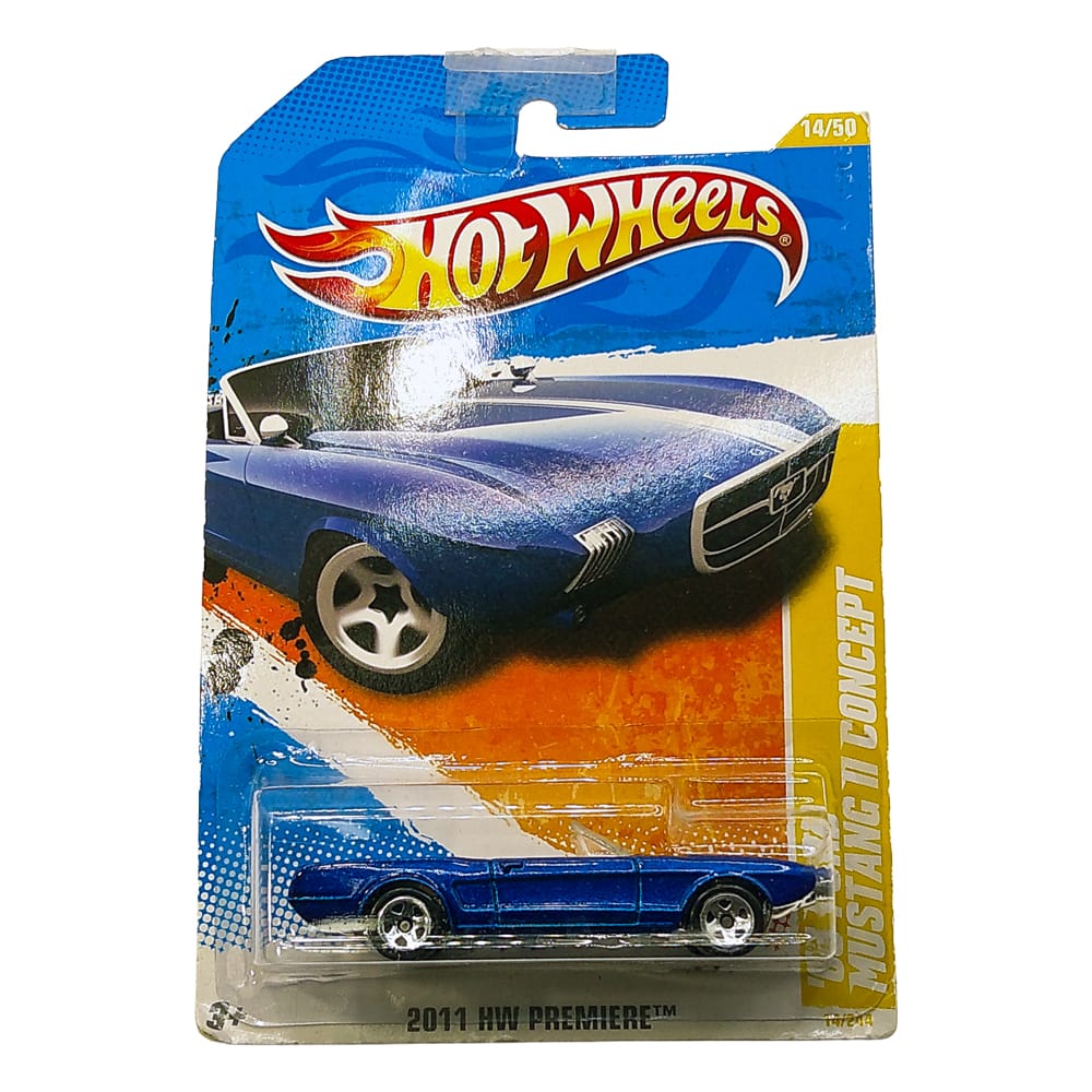 Hot Wheels 1/64 63' Mustang Concept Sparkle Blue