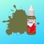 Humbrol Acrylic No. 80 Grass Green Matt Acrylic Dropper Bottle 14ML