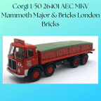 Corgi 1/50 26401 AEC MKV Mammoth Major & Bricks London Bricks