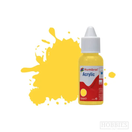 Humbrol Acrylic No. 74 Linen Matt Acrylic Dropper Bottle 14ML