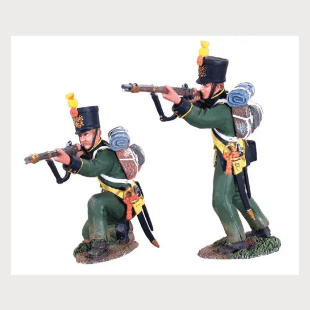 Britains 36012 Nassau 2nd Light Infantry Regiment Chasseurs Firing Line Set No1