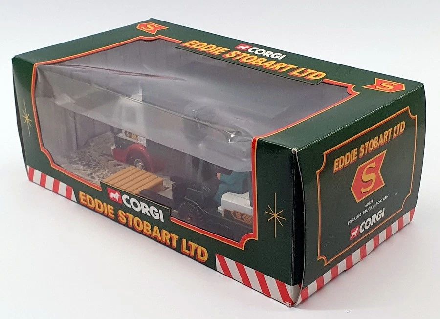 Corgi 1/50 60024 Forklift Truck & Box Van - Image 2