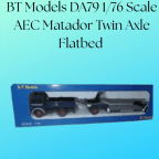 BT Models DA79 1/76 Scale AEC Matador Twin Axle Flatbed & Twin Axle Drawbar Trailer Pickfords