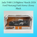 Jada 35418 1/24 Bigtime Muscle 2024 Ford Mustang Dark Horse Glossy Black