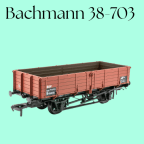 Bachmann 38-703 BR12 Ton Sov Pipe Wagon BR Bauxite