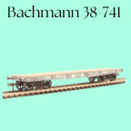 Bachmann 38-741 War Office Parrot Bogie Wagon LMS Grey
