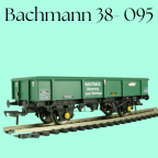 Bachmann 38 095 MTA PNA Ballast / Spoil Open Box Wagon 5 Rib Railtrack