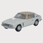 Oxford Diecast 76JI007 Jensen Interceptor Old English White/Tan - 1:76 Scale