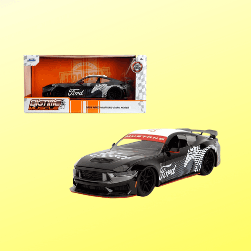 Jada 35418 1/24 Bigtime Muscle 2024 Ford Mustang Dark Horse Glossy Black