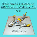 Boxed Armour Collection Art 5413 F86 Sabre 1/100 Korean War Aces