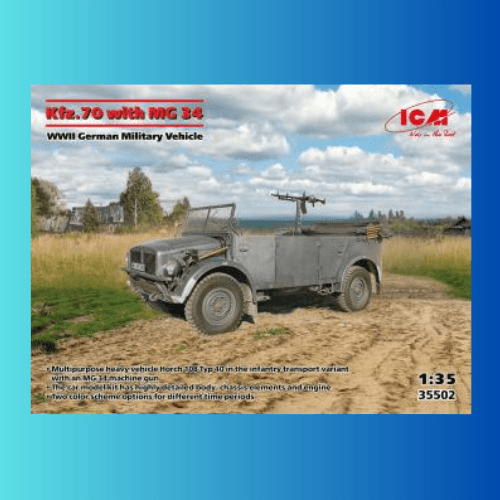 ICM 35502 Kfz70 with MG34