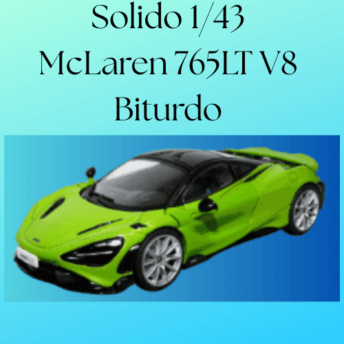 Solido 1/43 McLaren 765LT V8 Biturdo