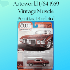 Autoworld 1/64 1969 Vintage Muscle Pontiac Firebird