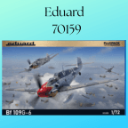 Eduard 1/72 70159 Bf 109G-6 Profipack