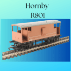 Hornby R801 BR Ex LMS  20 Ton Brake Van 730587