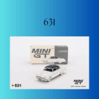 Mini GT 1/64 631 Lincoln Capri 1954 Arctic White / Atlantic Blue