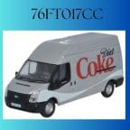 Oxford Diecast 1/76 76FT017CC Ford Transit 2006 LWB High Roof Coke Zero