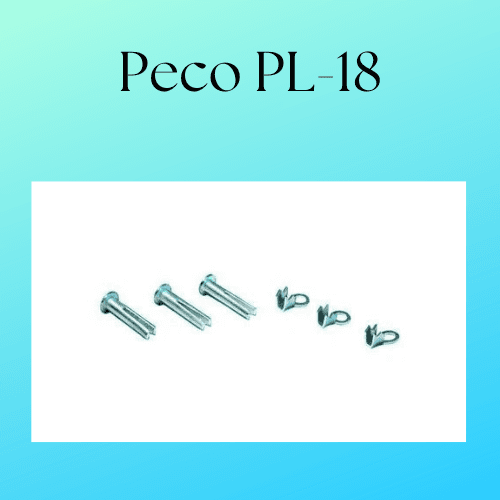 Peco PL18 Stud and Tag Washers for Turnout Motor operation
