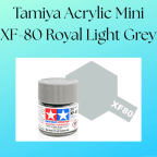 Tamiya Acrylic Mini XF-80 Royal Light Grey