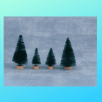 Dolls House Emporium 9329 Mini Tree 4pcs 5cm 4pcs 8cm