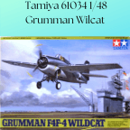 Tamiya 61034 1/48 Grumman F4F4 Wildcat