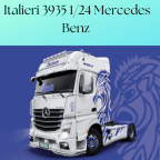 Italieri 3935 1/24 Mercedes Benz Actr0s MP4 Giga Space