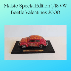 Maisto Special Edition 1/18 VW Beetle Valentines 2000