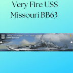 Very Fire VF350909DX USS Missouri BB-63 Deluxe 1/350 Battleship Plastc Model Kit