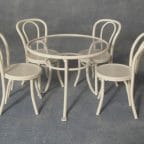 Streets Ahead Dolls DF1429 House Table Set / White