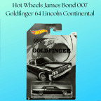 Hot Wheels James Bond 007 Goldfinger 64 Lincoln Continental