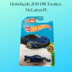 Hotwheels 2015 HW Exotics McLaren P1