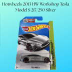 Hotwheels 2013 HW Workshop Tesla Model S 217/250 Silver