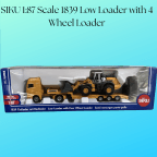 SIKU 1:87 Scale 1839 Low Loader with 4 Wheel Loader