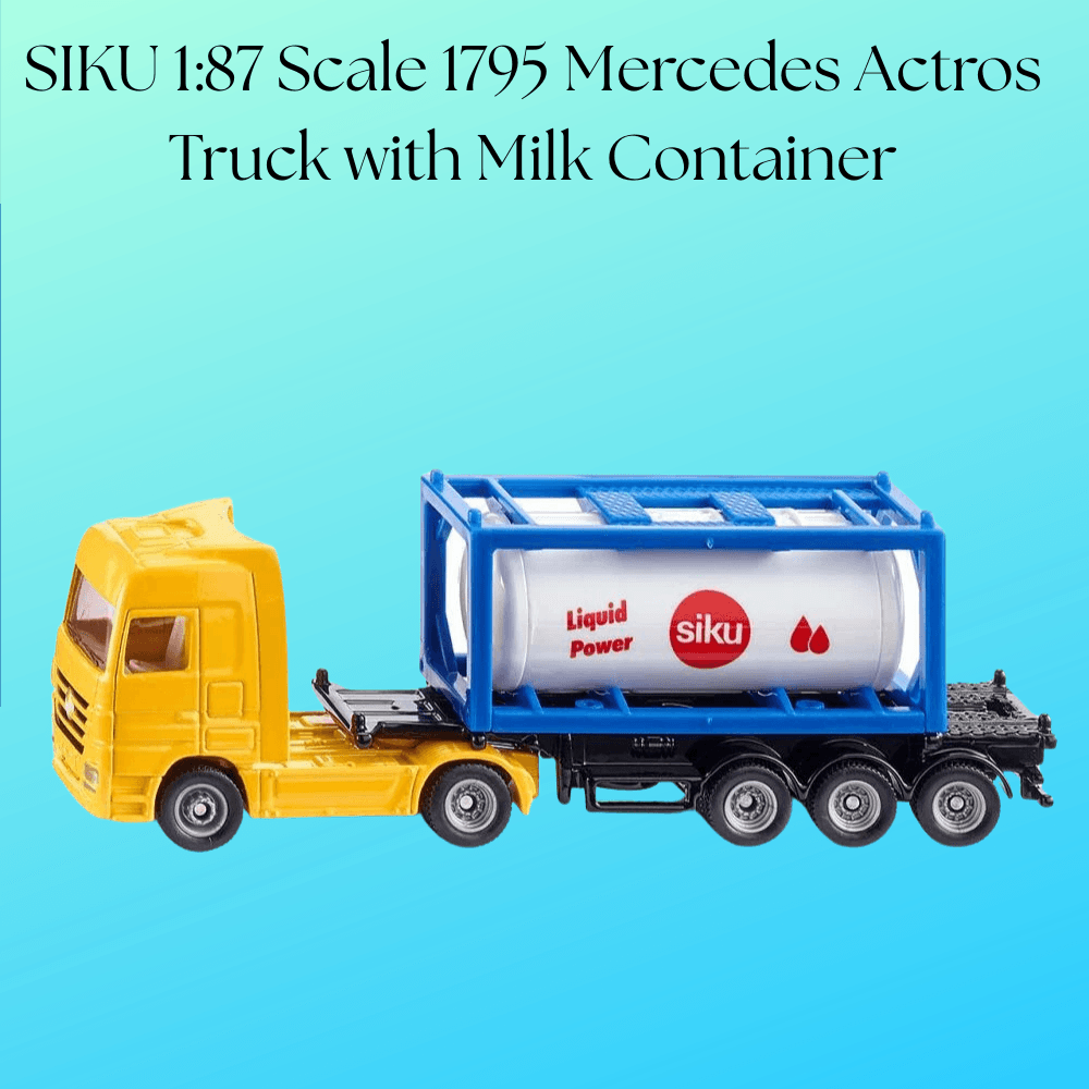 SIKU 1:87 Scale 1795 Mercedes Actros Truck with Milk Container