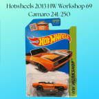 Hotwheels 2013 HW Workshop 69 Camaro 241/250