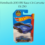 Hotwheels 2013 HW Race C6 Corvette 131/250
