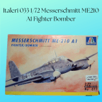 Italeri 033 1/72 Messerschmitt ME210 A1 Fighter Bomber