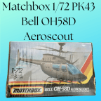 Matchbox 1/72 PK43 Bell OH58D Aeroscout
