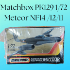 Matchbox PK129 1/72 Meteor NF14 /12/11