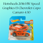 Hotwheels 2016 HW Speed Graphics 13 Chevrolet Copo Camaro