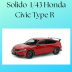 Solido S4314303 1/43 Honda Civic Type R FL5 Rallye Red – 2022