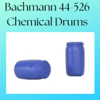 Bachmann 44-526 Industrial Chemical Drums x 10