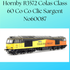 Hornby R3572 Colas Class 60 Co Co Clic Sargent No60087