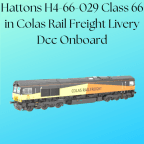 Hattons H4-66-029 Class 66 in Colas Rail Freight Livery Dcc Onboard