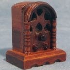 Streets Ahead 1/12 D1526 1930s Wooden Radio