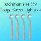 Bachmann 44-559 OO Gauge Street Lights x 4