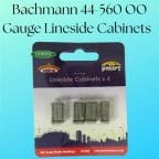 Bachmann 44-560 OO Gauge Lineside Cabinets x 4
