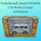 Pocketbond Classix EM76606 1/76 Morris J Estate Ambulance