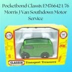 Pocketbond Classix EM76642 1/76 Morris J Van Southdown Motor Service